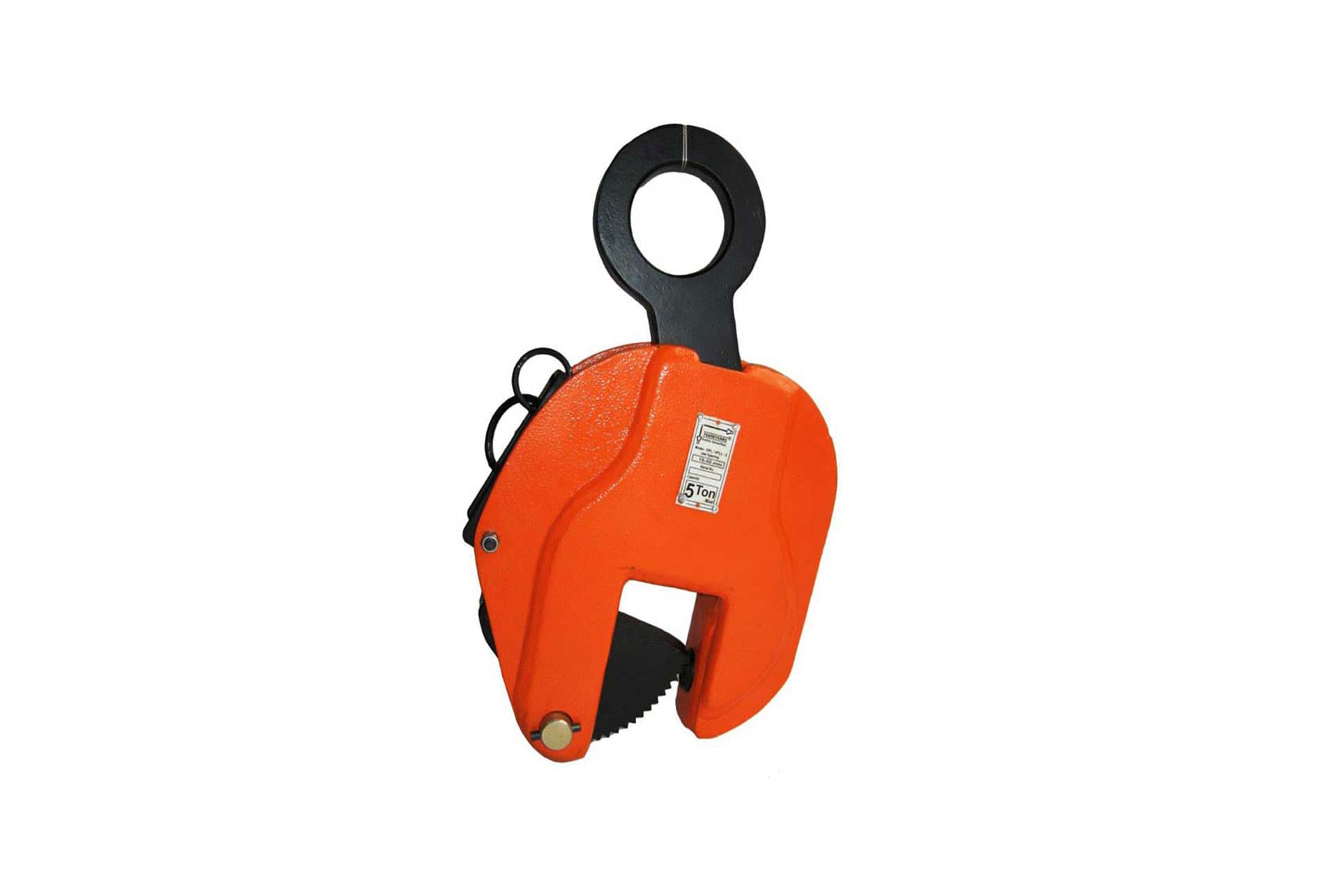 Vertical plate lifting clamp