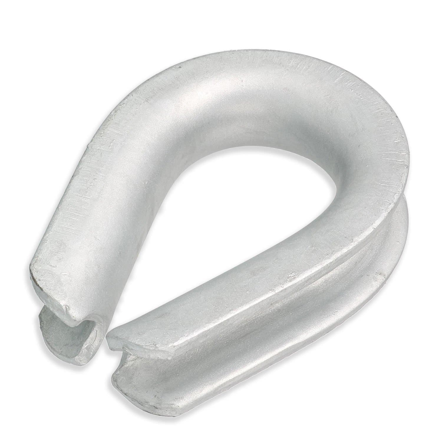 Wire rope thimbles, clips and accessories