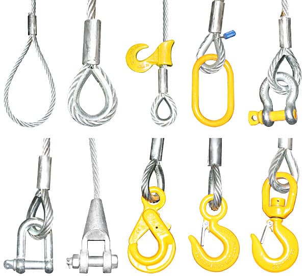 Wire rope slings — cable-laid grommet construction