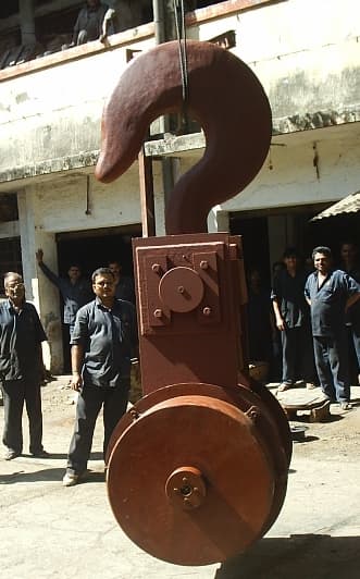 80-tonne hook block at EEK Kamani Works