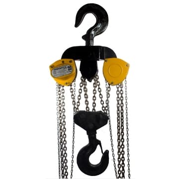 Powerfull SUPER-P chain pulley block — heavy-duty hand-chain hoist