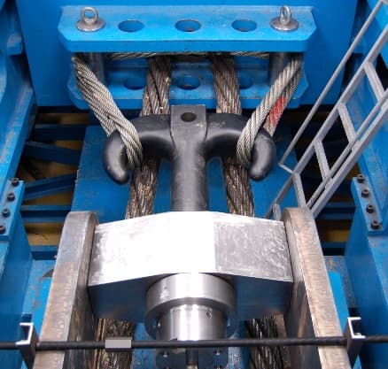 Ramshorn hook BS 3017 in test rig